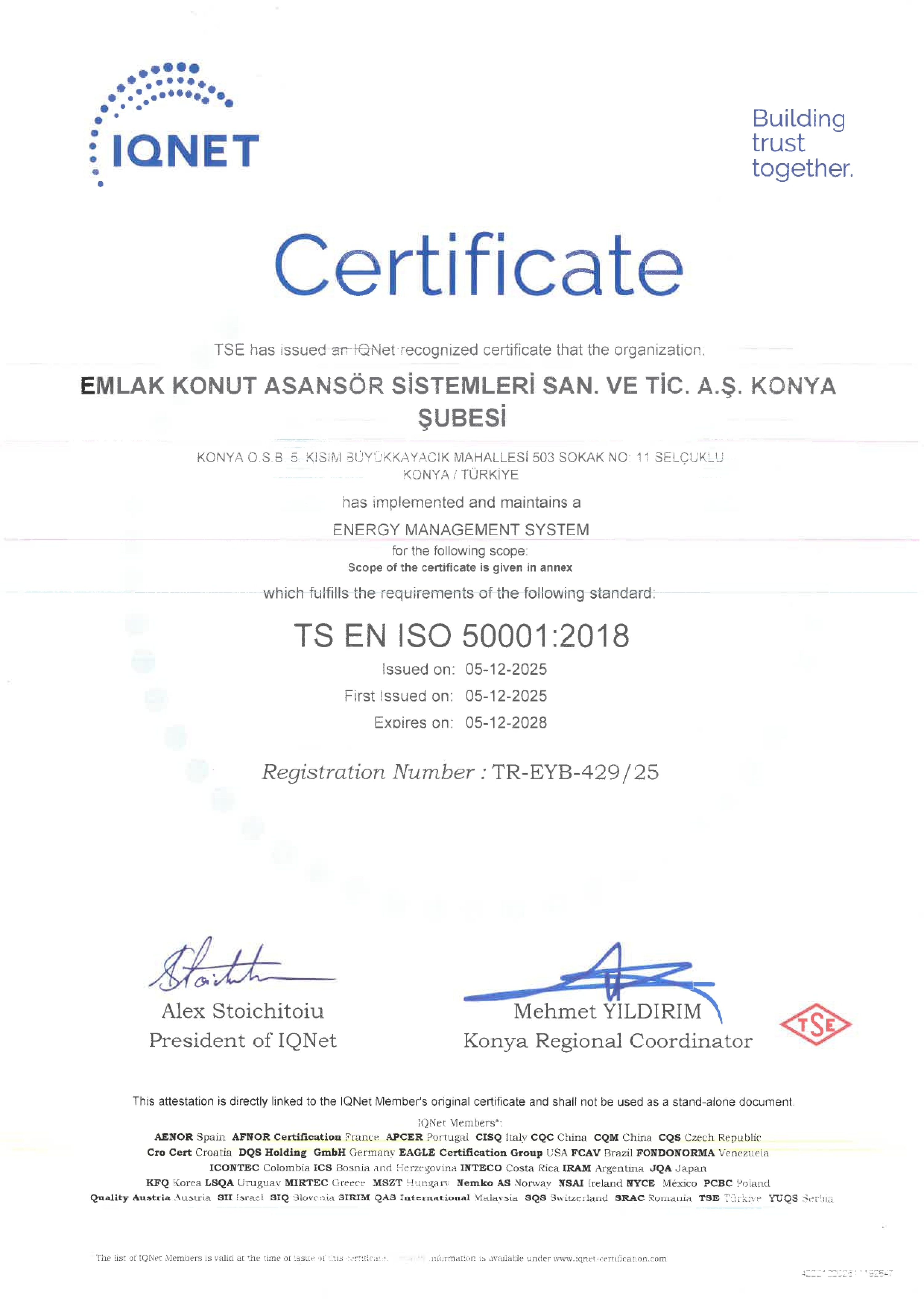 TS EN ISO 50001 EnYS