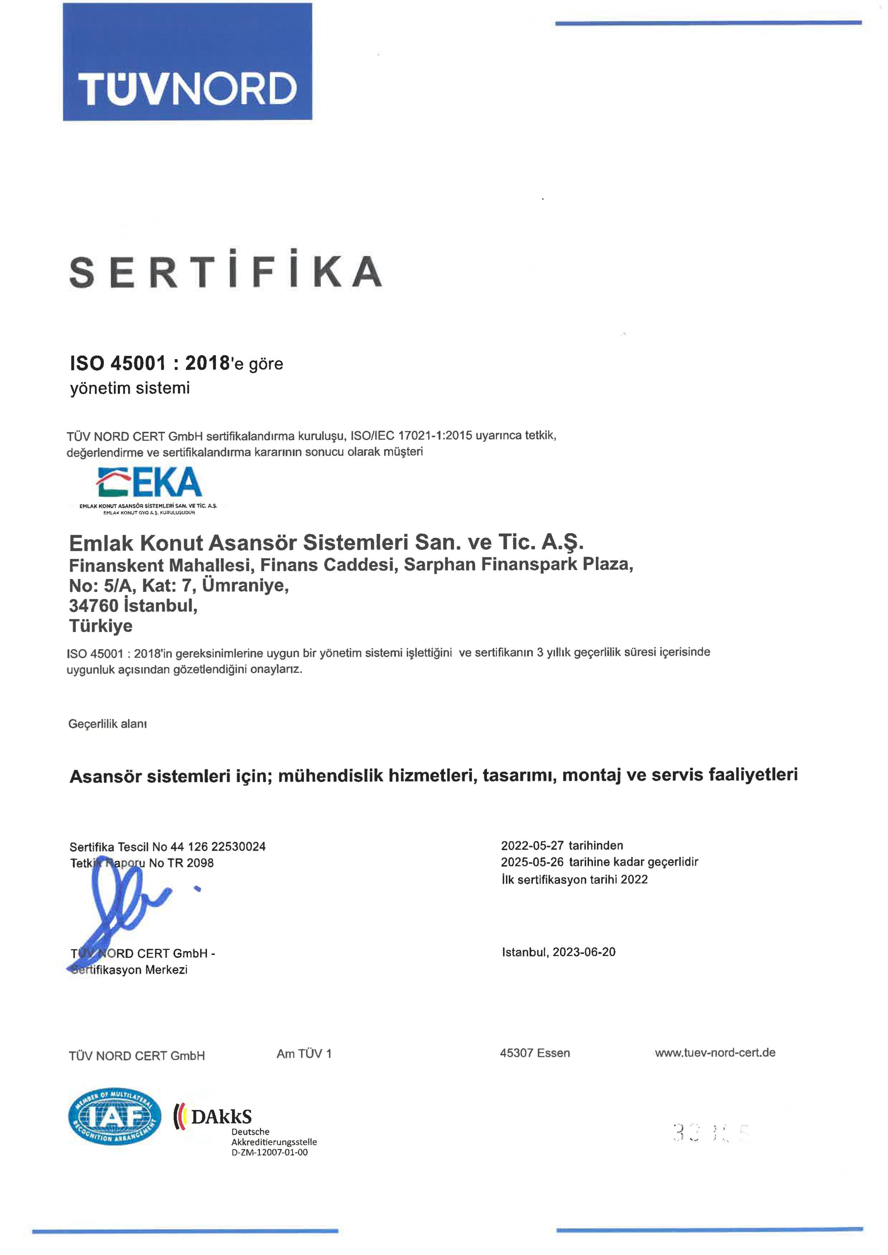 ISO 45001:2018