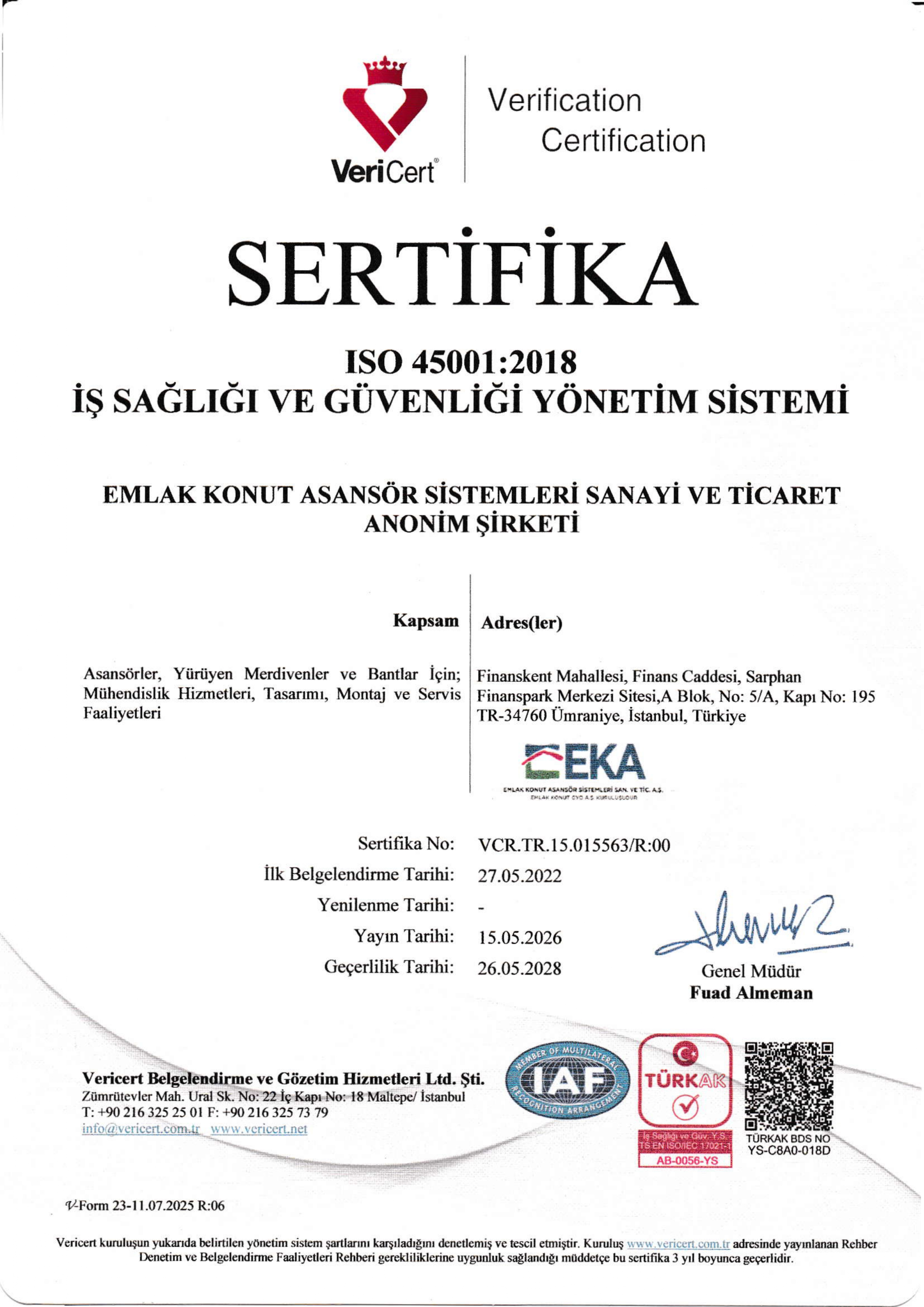 ISO 45001:2018
